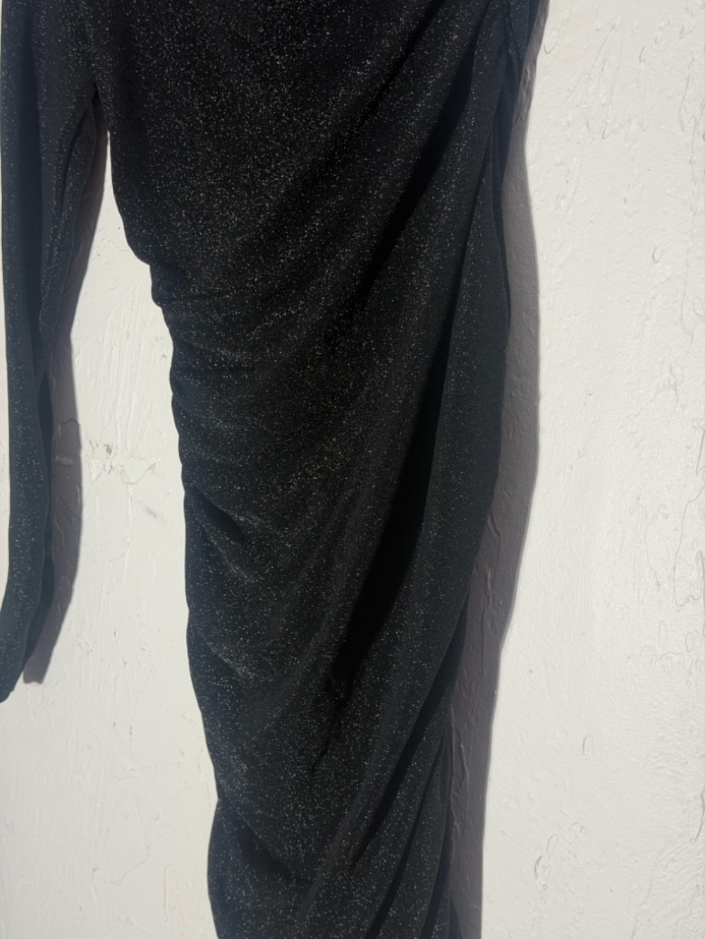 Sparkle Black Long Sleeve Dress